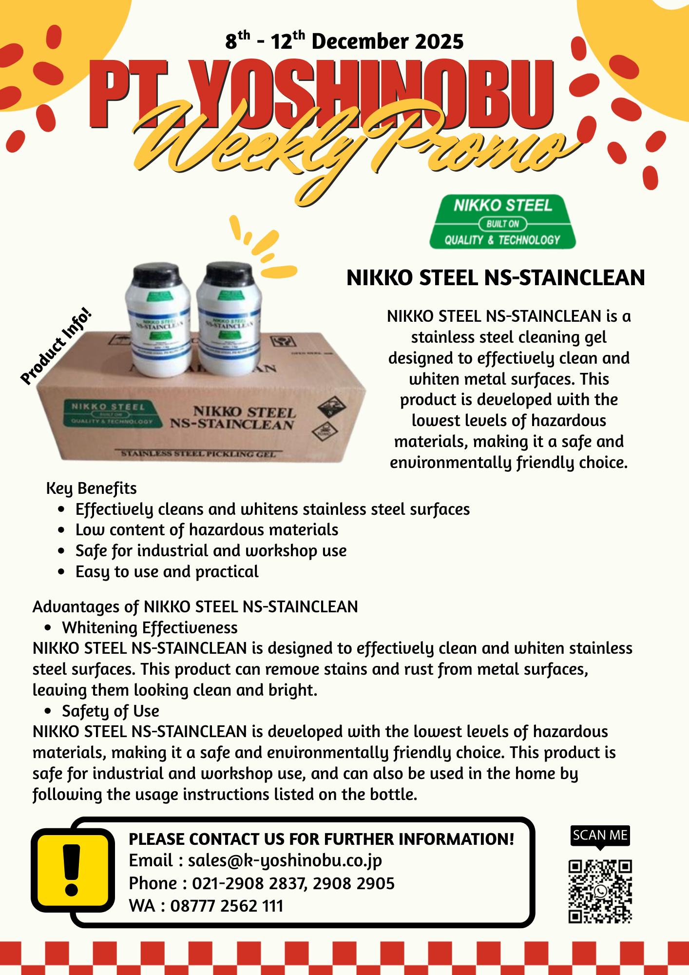 Weekly Promo 8th - 12th December 2025