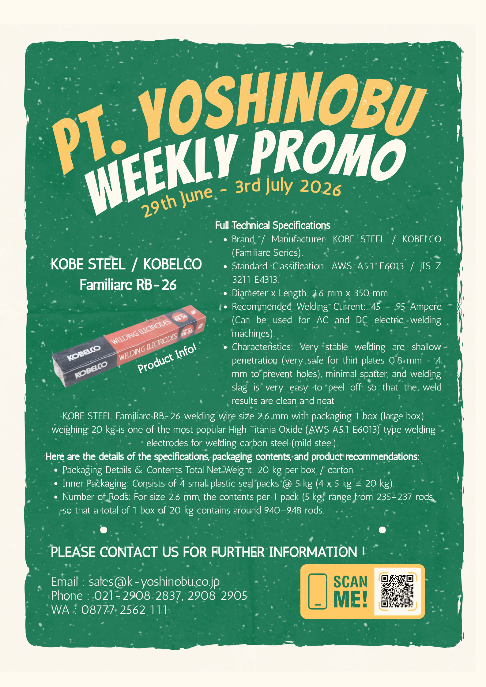 Weekly Promo 29th June - 3rd July 2026